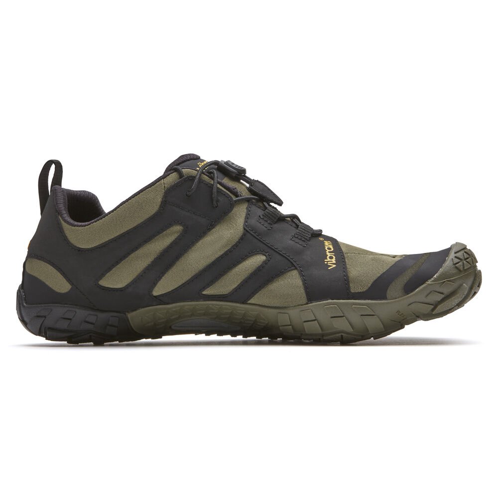 Vibram Five Fingers Womens V-Trail 2.0 - Running Shoes Olive/Black - YMA617509